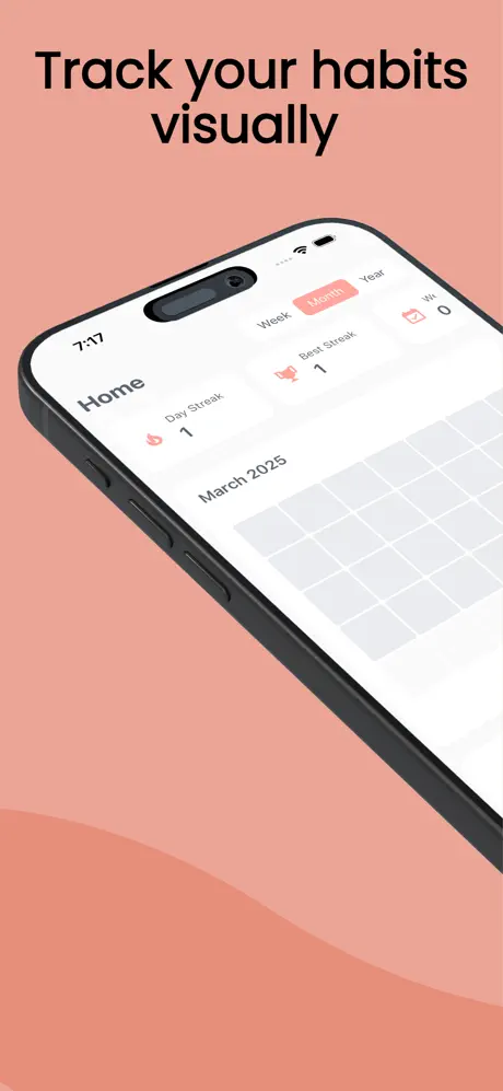 Habit Tracker: Wellgrid interface